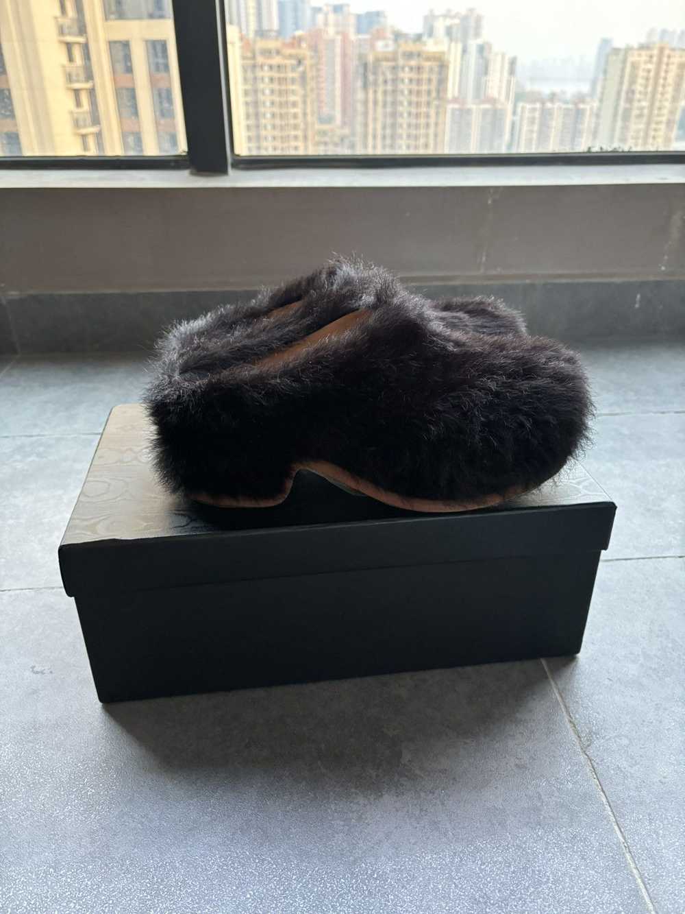 Dries Van Noten Dries Van Noten platform fur mule - image 2