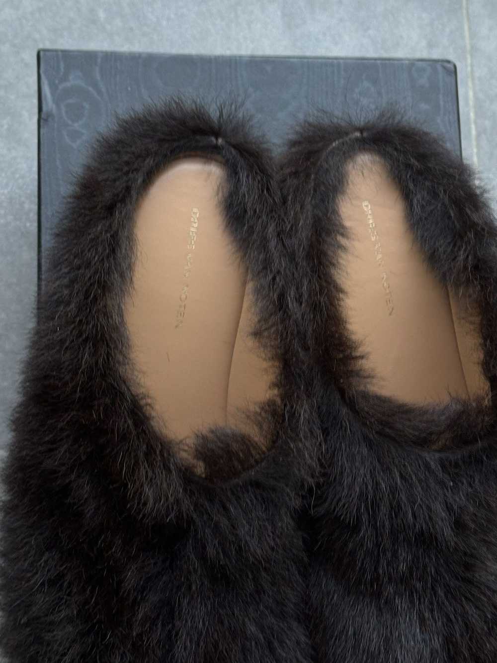 Dries Van Noten Dries Van Noten platform fur mule - image 4