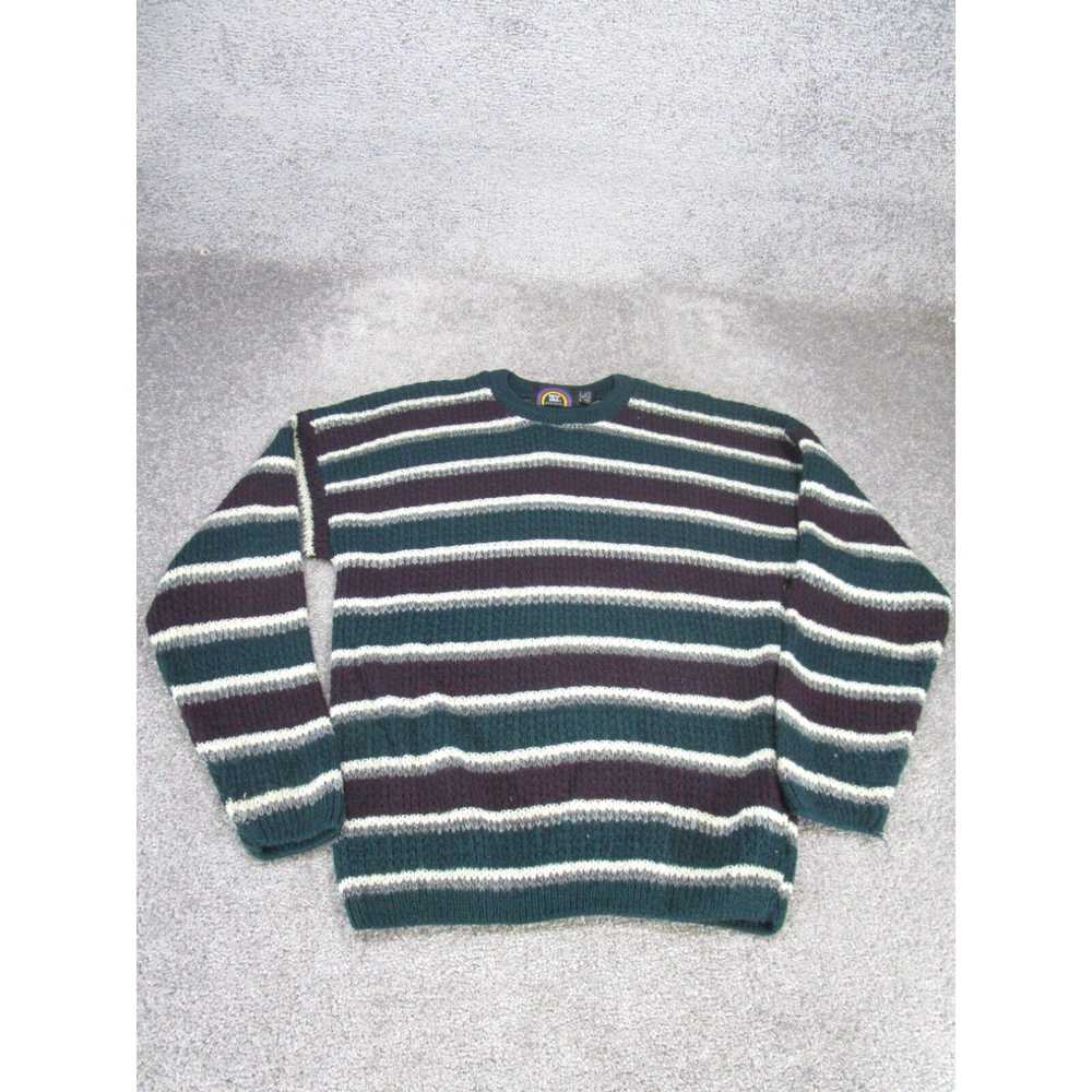 New Era Vintage 70s New Era Sweater Mens Xl Green… - image 1