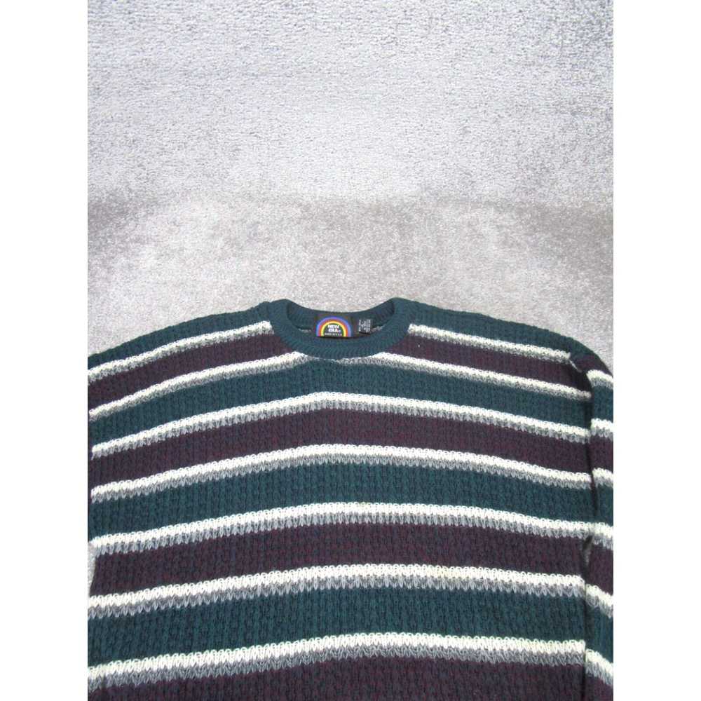 New Era Vintage 70s New Era Sweater Mens Xl Green… - image 2