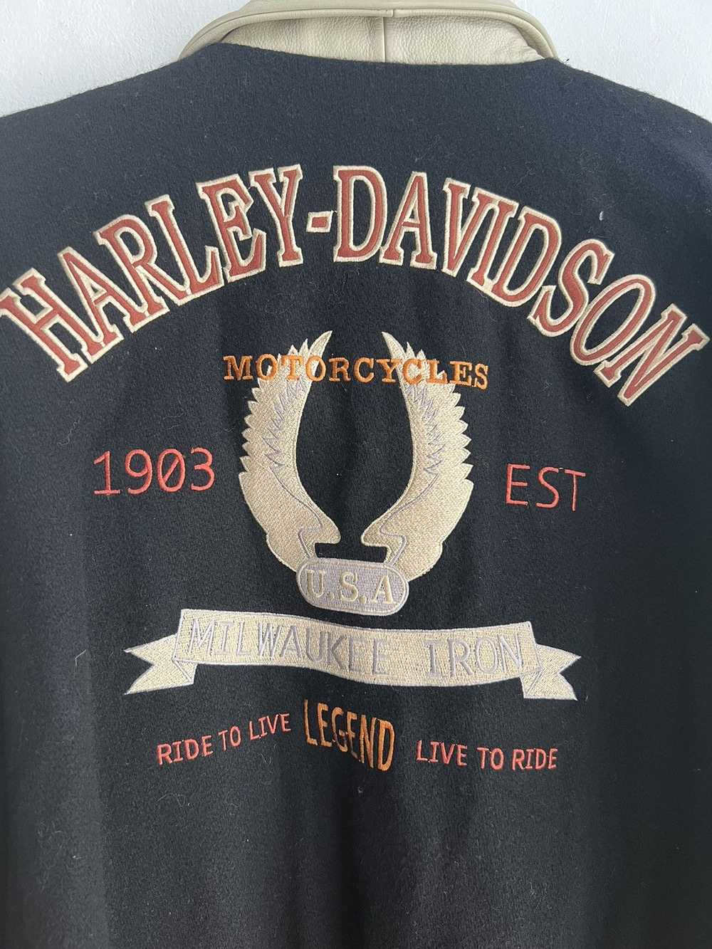Avirex Varsity Jacket × Harley Davidson × Varsity… - image 10
