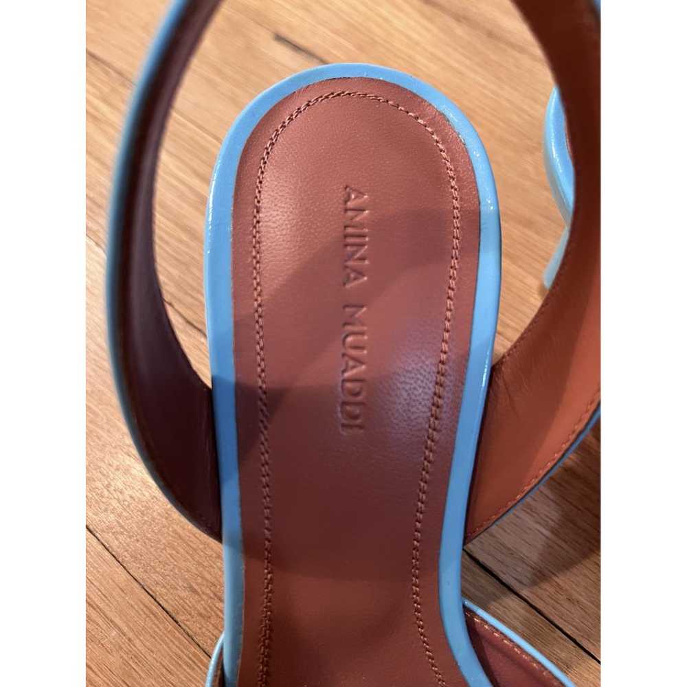 Amina Muaddi Patent leather heels - image 4