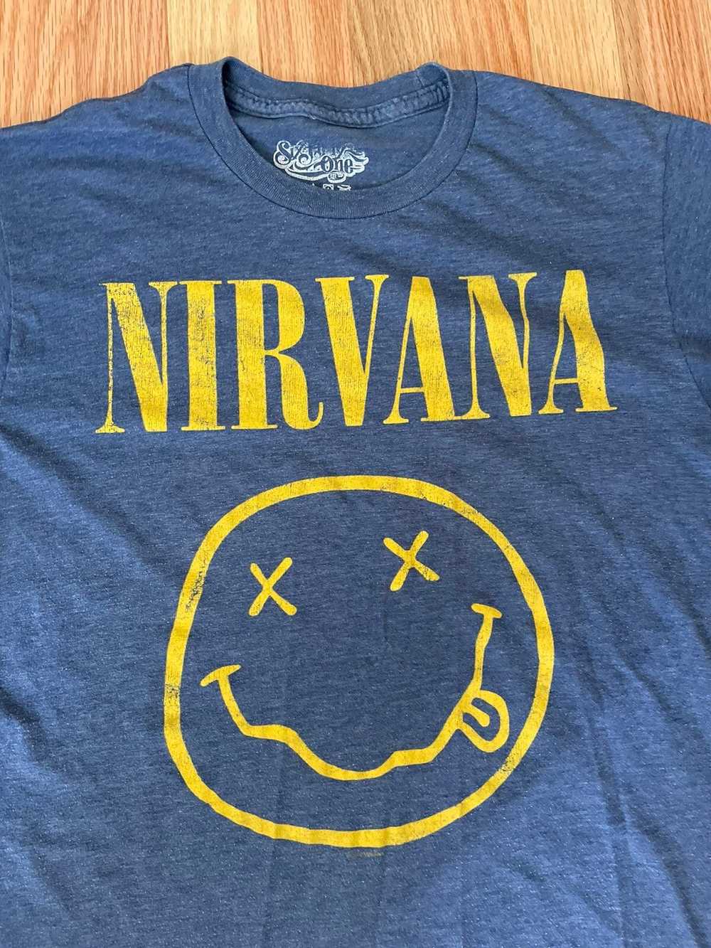 Band Tees × Nirvana × Vintage Iconic Dead Smiley … - image 2