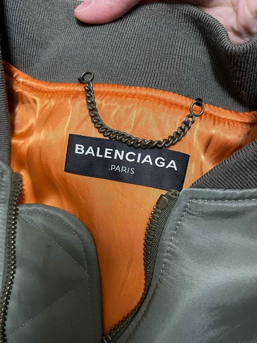 Balenciaga Balenciaga ss17 cropped boxy bomber ja… - image 2