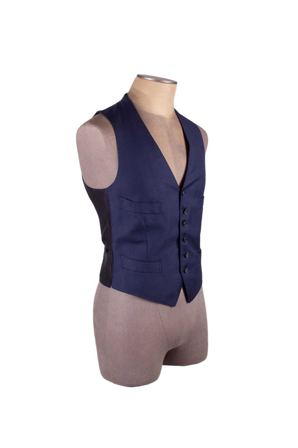 Tom Ford TOM FORD NAVY WOOL SUIT VEST - image 2