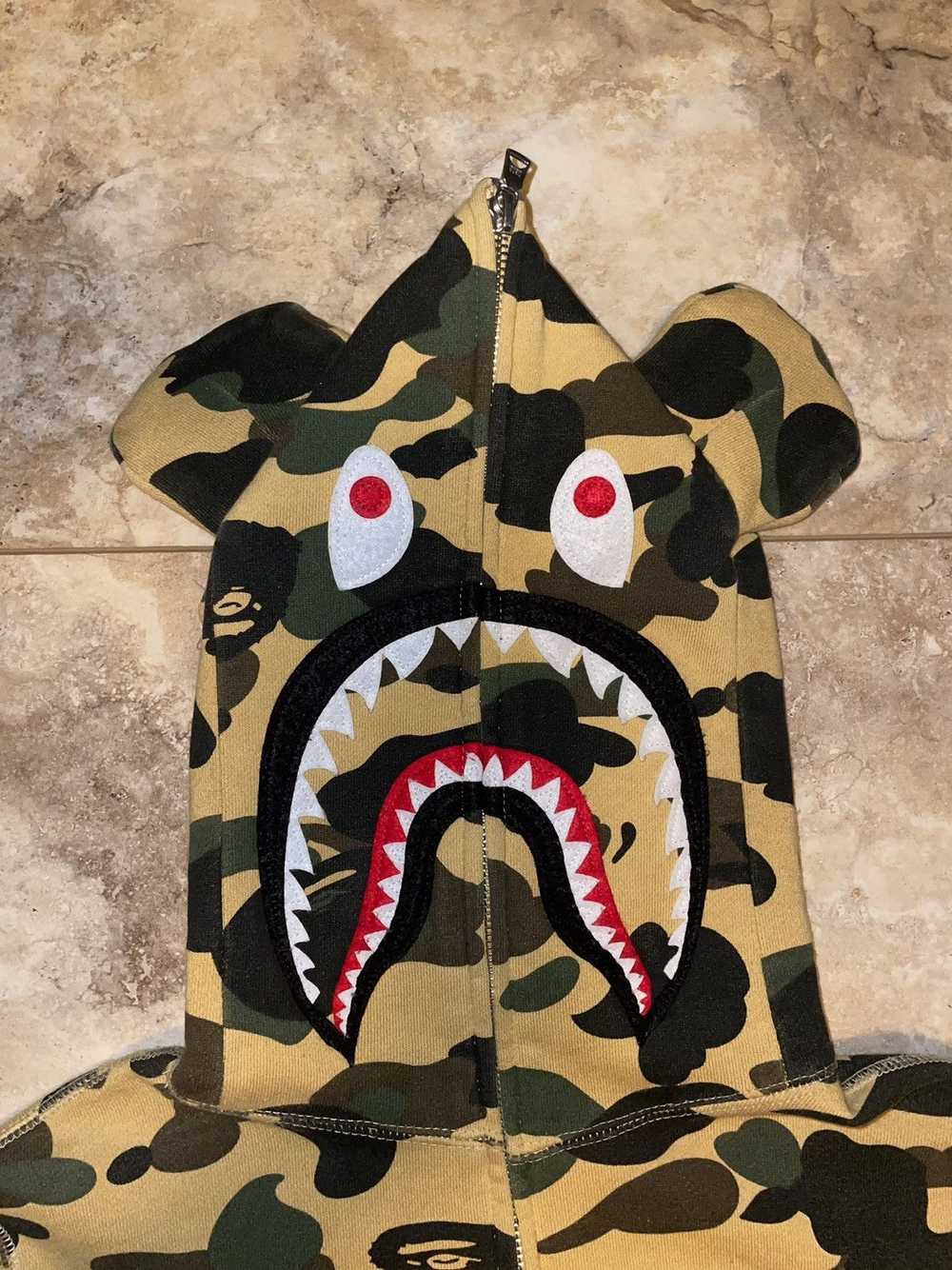 Bape Bape x Medicom Bearbrick 1st Camo Shark Full… - image 3