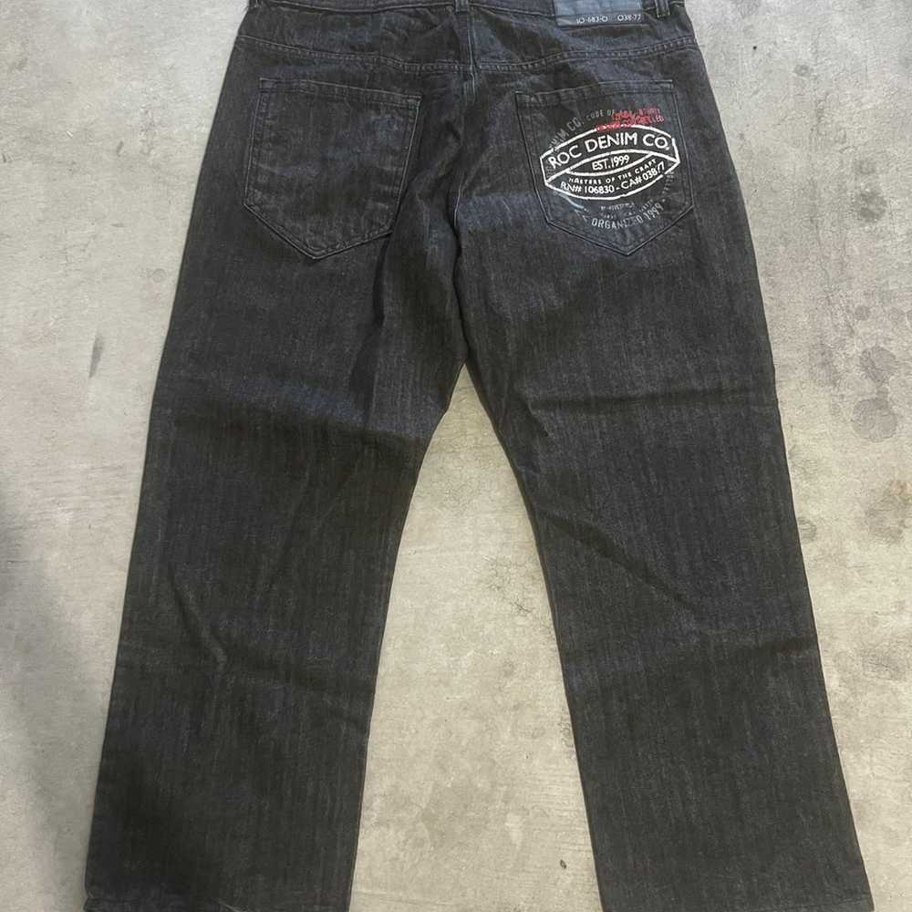 Crazy Rare Y2K Vintage Baggy Rocawear Denim Jeans - image 1