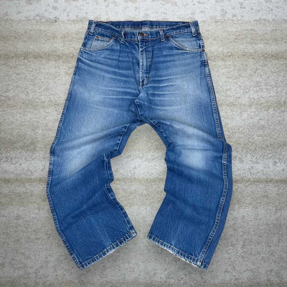Vintage Dickies Jeans Medium Wash Work Wear Denim… - image 2