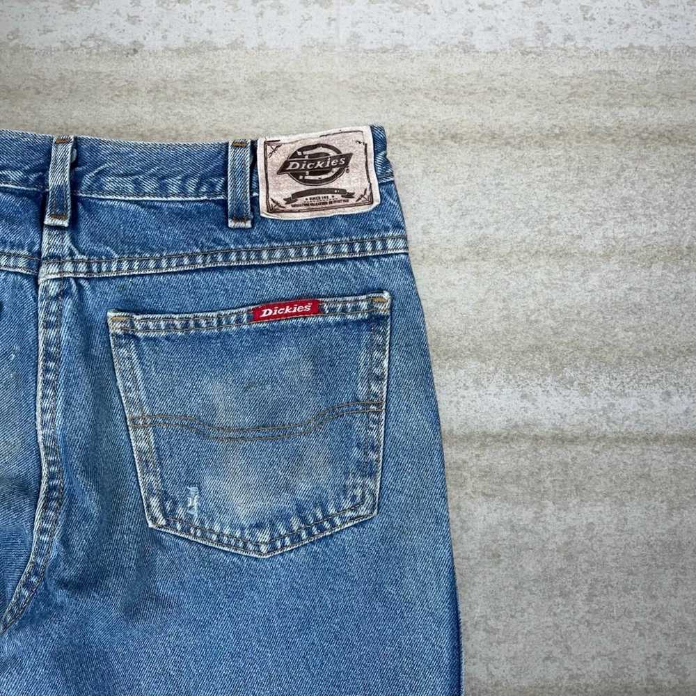 Vintage Dickies Jeans Light Wash Work Wear Denim … - image 3