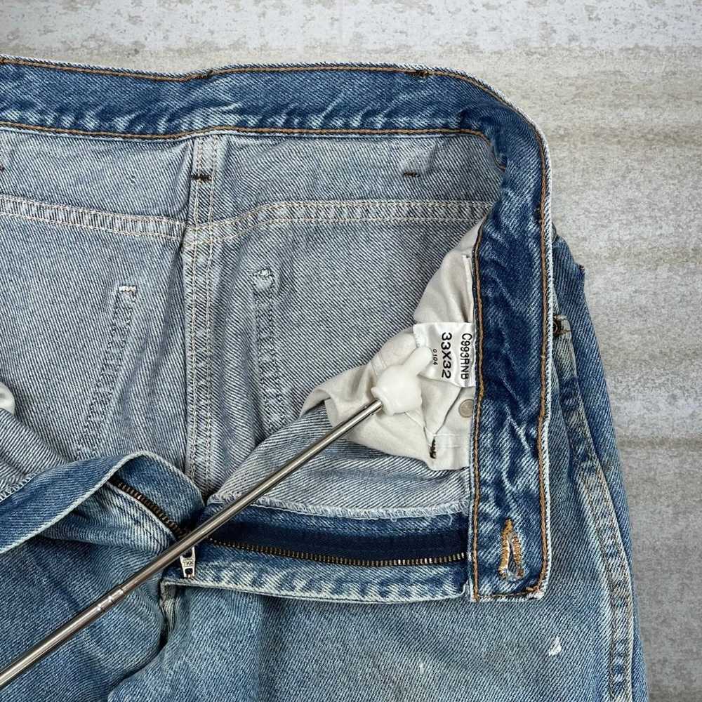 Vintage Dickies Jeans Light Wash Work Wear Denim … - image 5