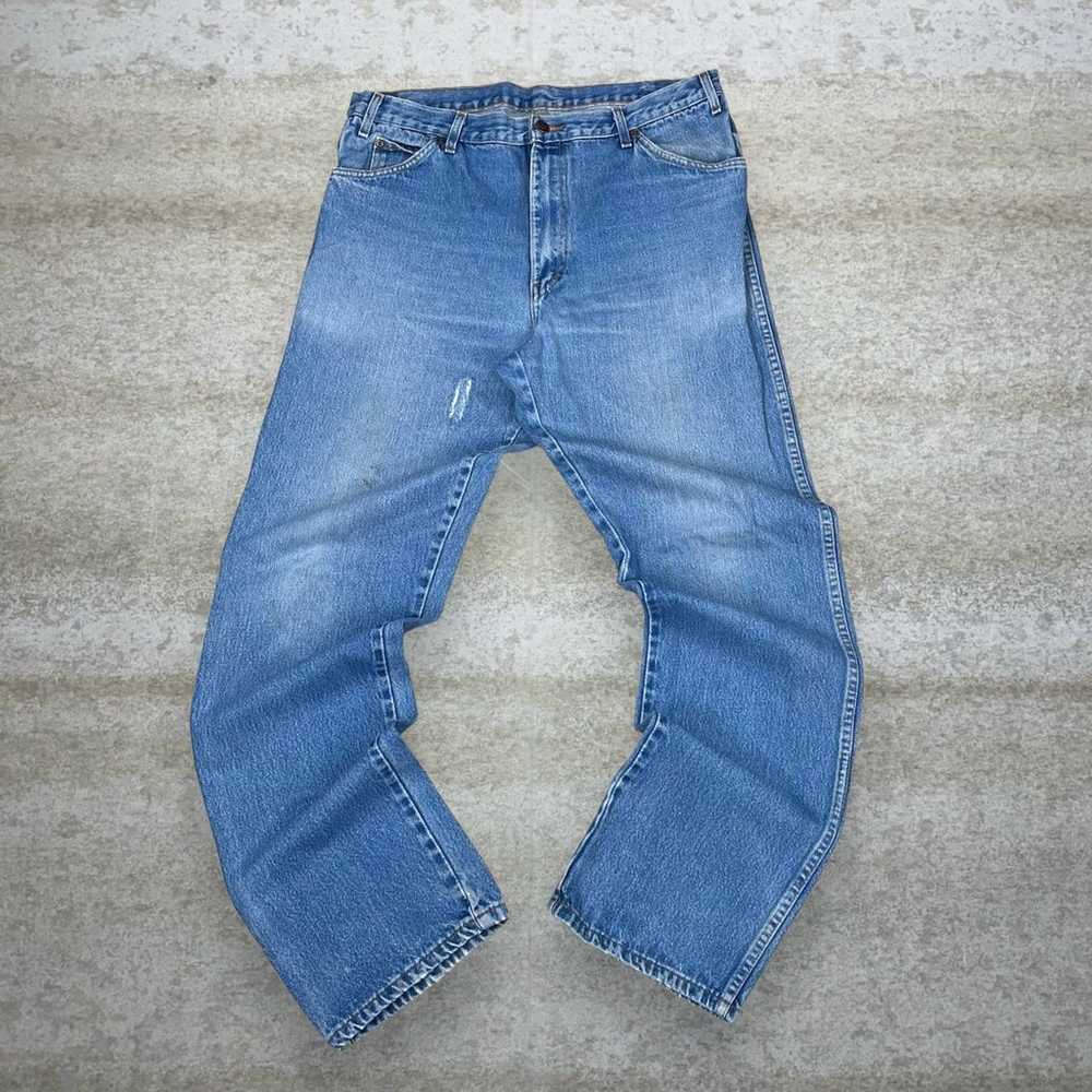 Vintage Dickies Jeans Light Wash Work Wear Denim … - image 2