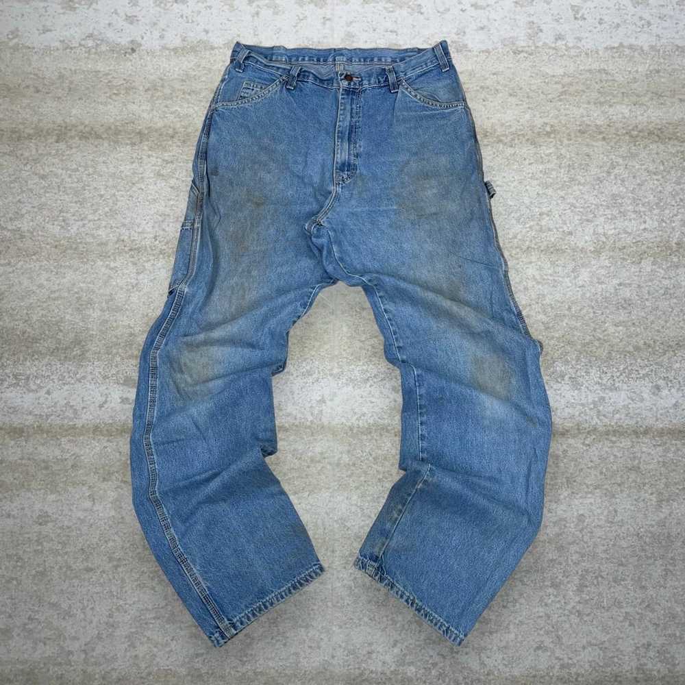 Vintage Dickies Carpenter Jeans Medium Wash Work … - image 2