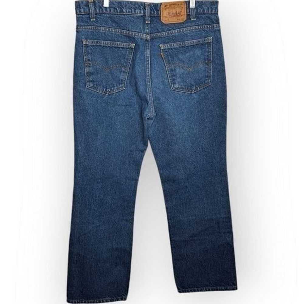 Levi's 517 Vintage 1980s Orange Tab Denim Jeans s… - image 2