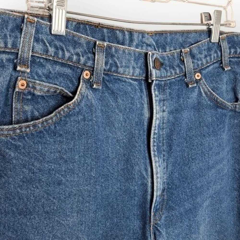 Levi's 517 Vintage 1980s Orange Tab Denim Jeans s… - image 4