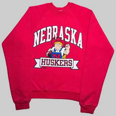 Vintage 1990s NCAA Nebraska Huskers Mascot Logo Sw