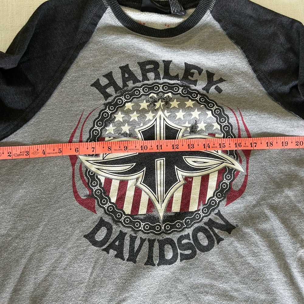 Mens Vintage Harley Davidson Long Sleeve Sweatshi… - image 10