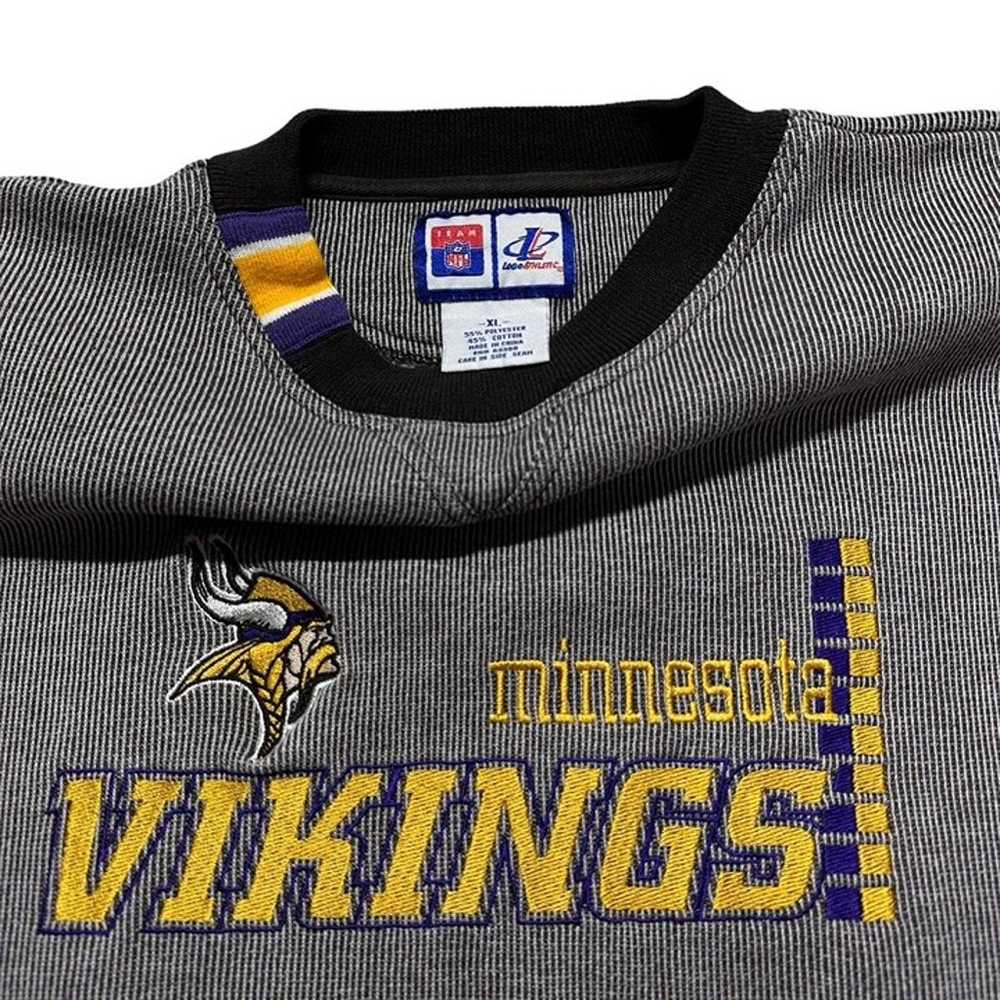 Vintage Minnesota Vikings Logo Athletic Crewneck - image 3