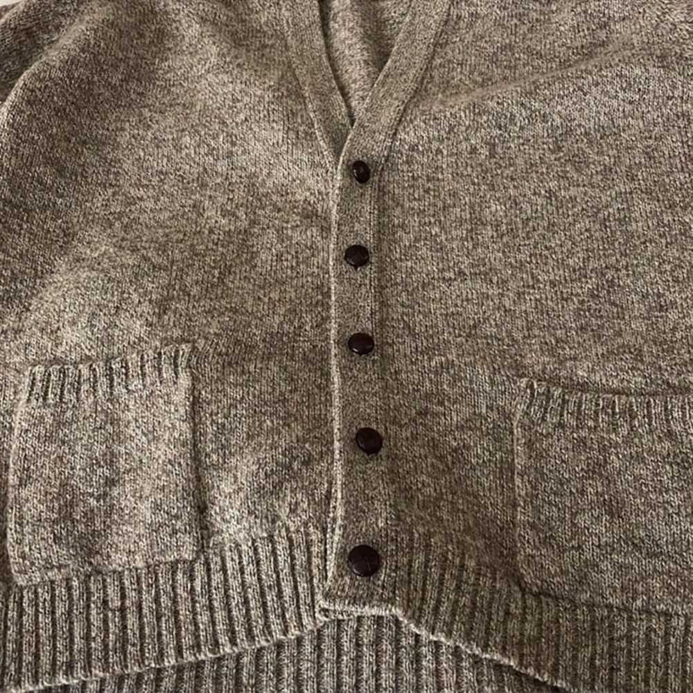 Antartex wool cardigan sweater- Men’s XL - image 9
