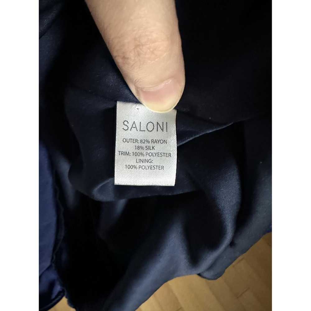Saloni Velvet mid-length dress - image 4