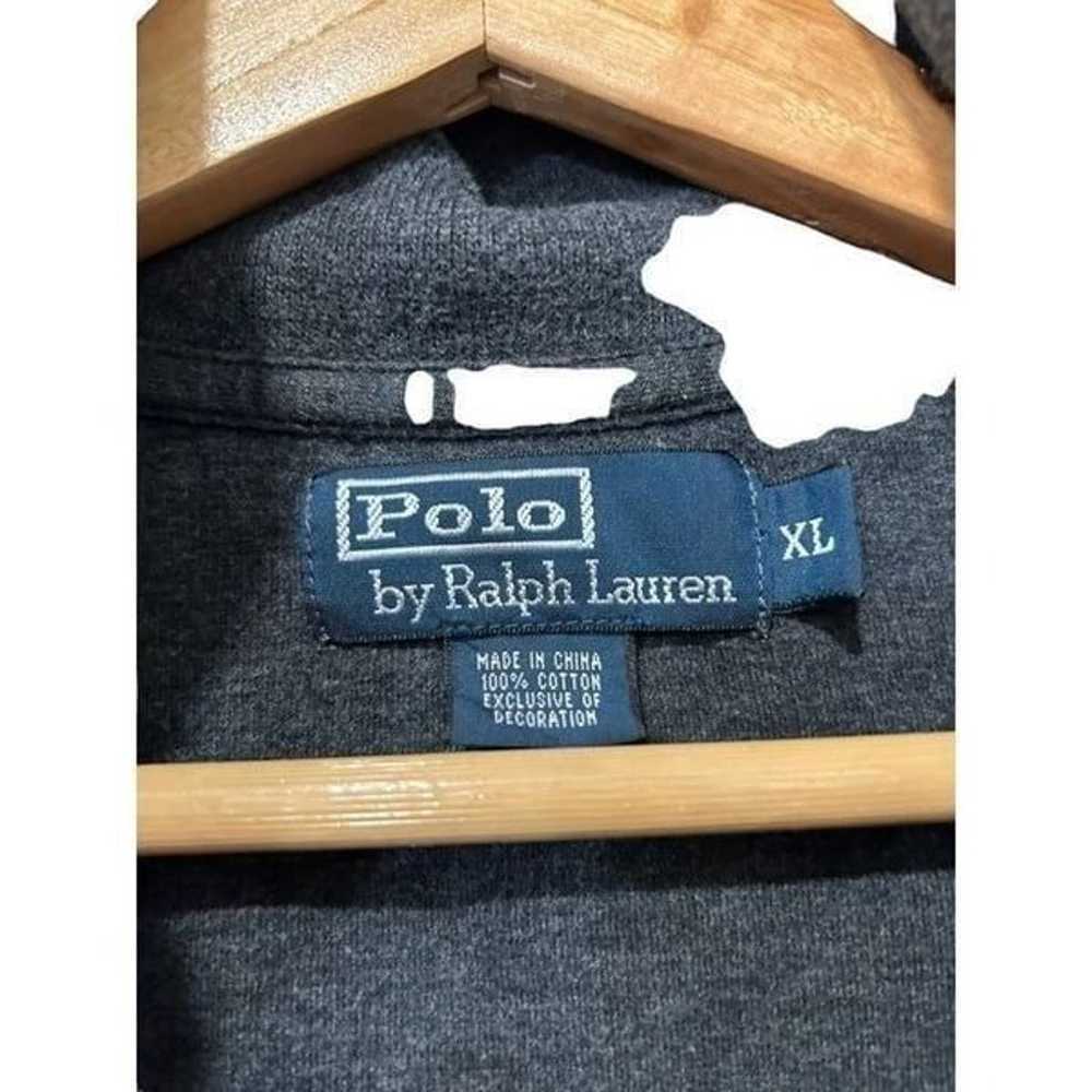 VINTAGE Polo Ralph Lauren Sweater Mens Large 1/4 … - image 8