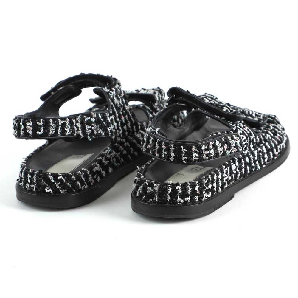 Chanel Dad Sandals tweed sandal - image 3