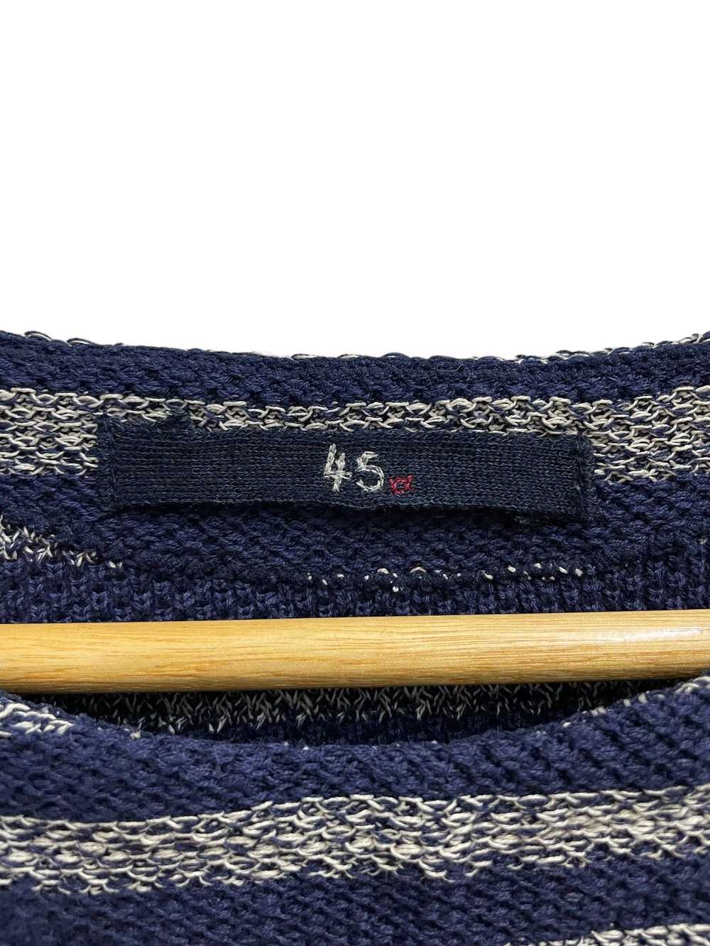 45rpm × Indigo × Japanese Brand 45rpm Indigo Stri… - image 8