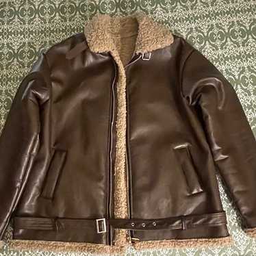 Genuine Wool Leather Jacket