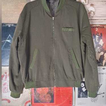 Vintage San Remo green bomber zipper jacket - image 1