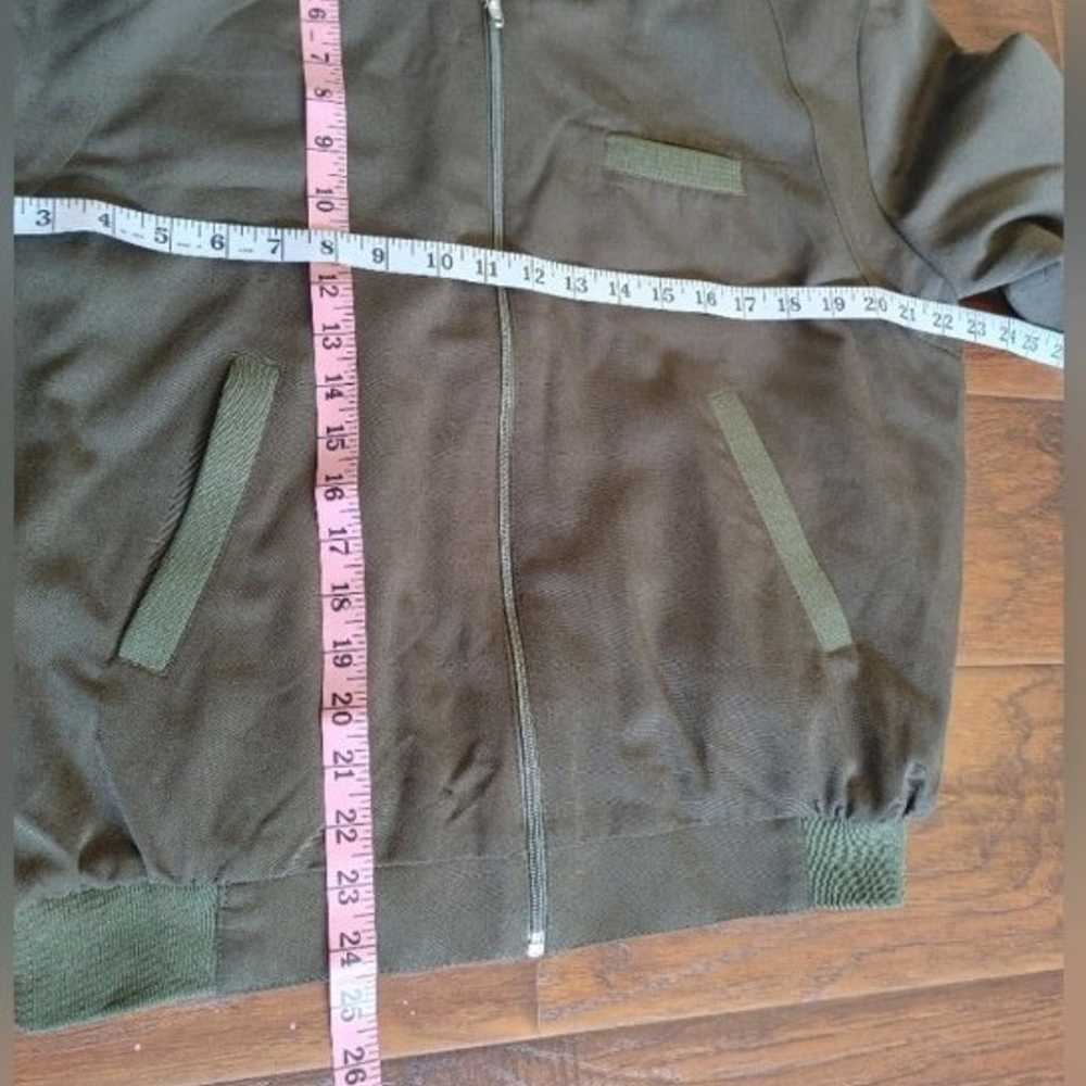 Vintage San Remo green bomber zipper jacket - image 7