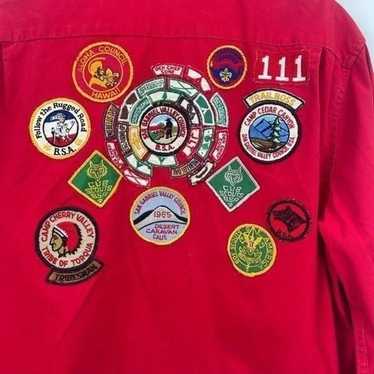 Vintage Boy Scouts of America jacket with patches 