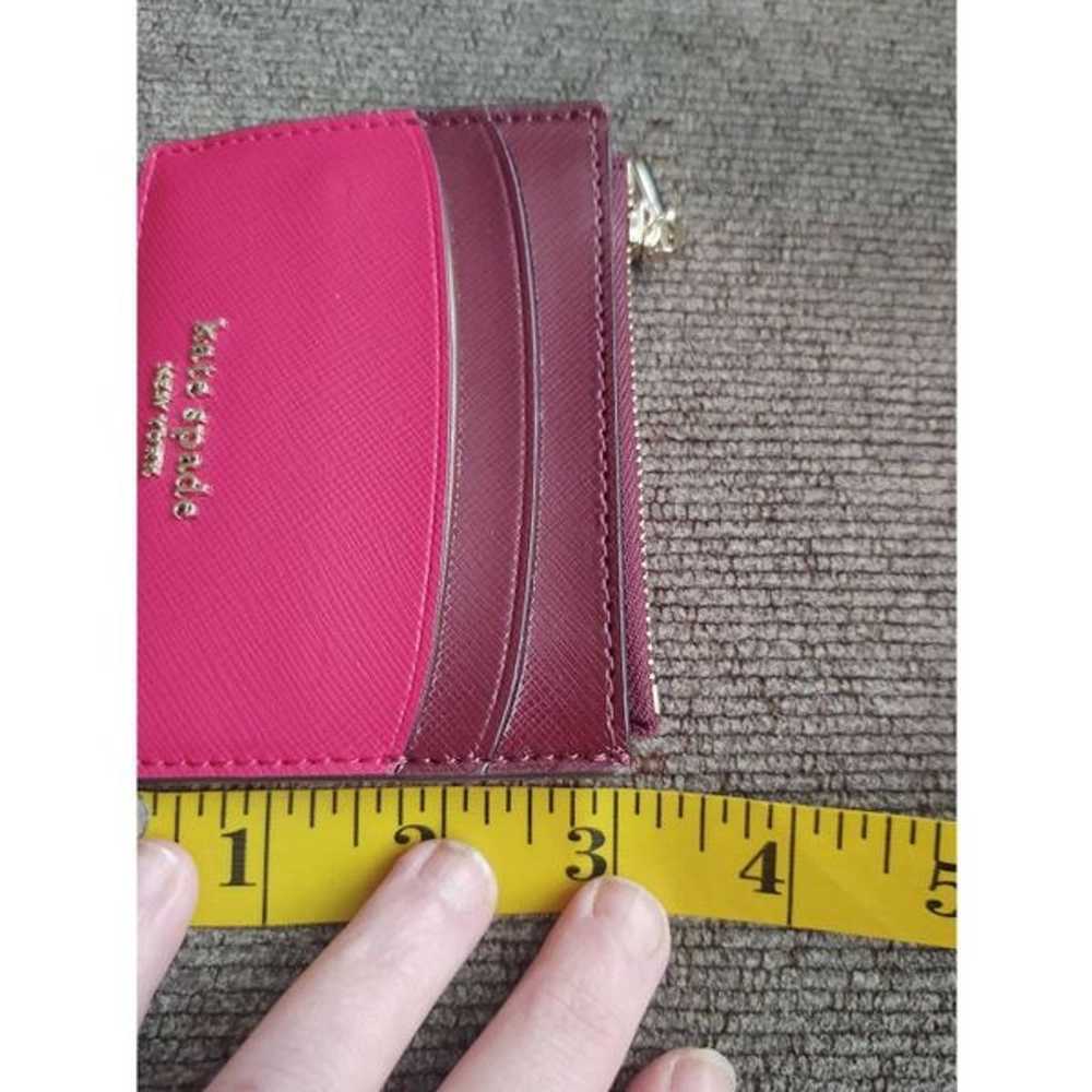 NWOT Kate Spade 2 Tone Leather Credit Card Holder… - image 6