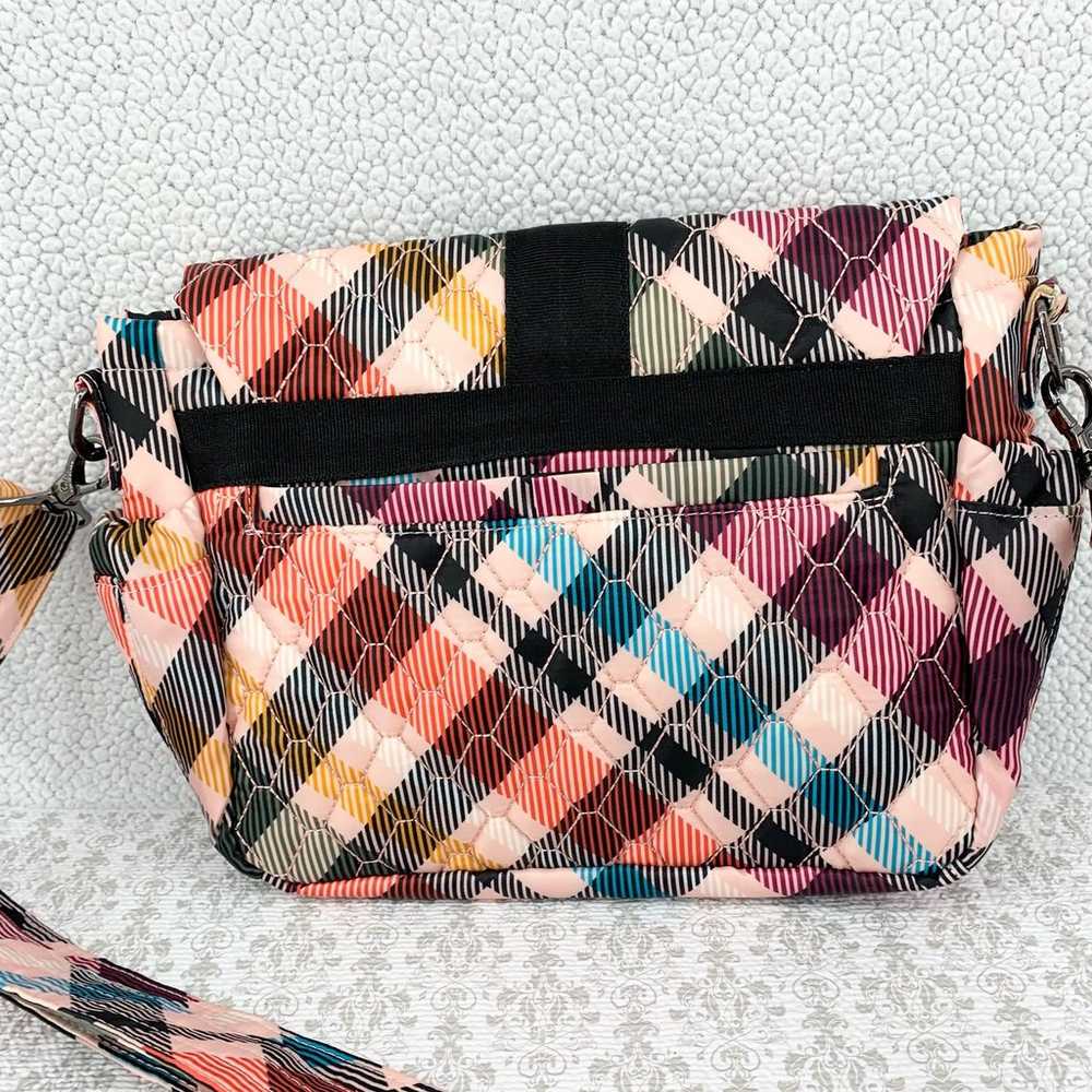 Lug Harness Classic Quilted Crossbody Plaid Multi… - image 7