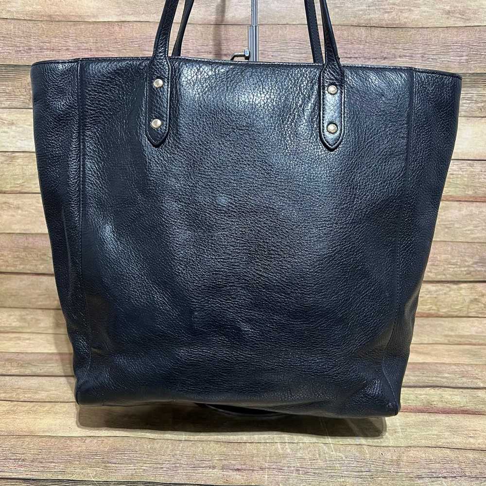 Coach Black Pebbled Leather Town Tote - image 4
