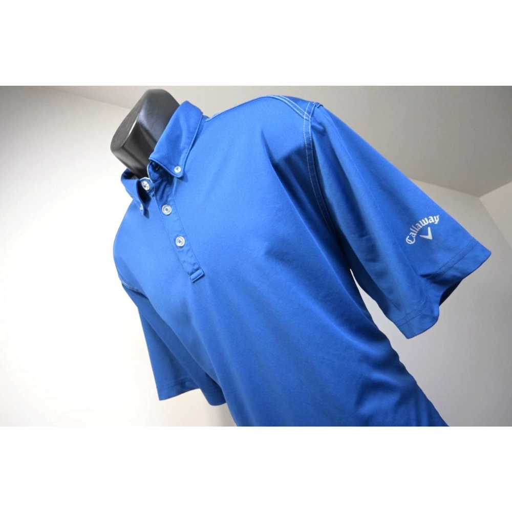 Callaway Callaway Golf Polo Wicking Blue Short Sl… - image 1