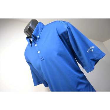 Callaway Callaway Golf Polo Wicking Blue Short Sl… - image 1