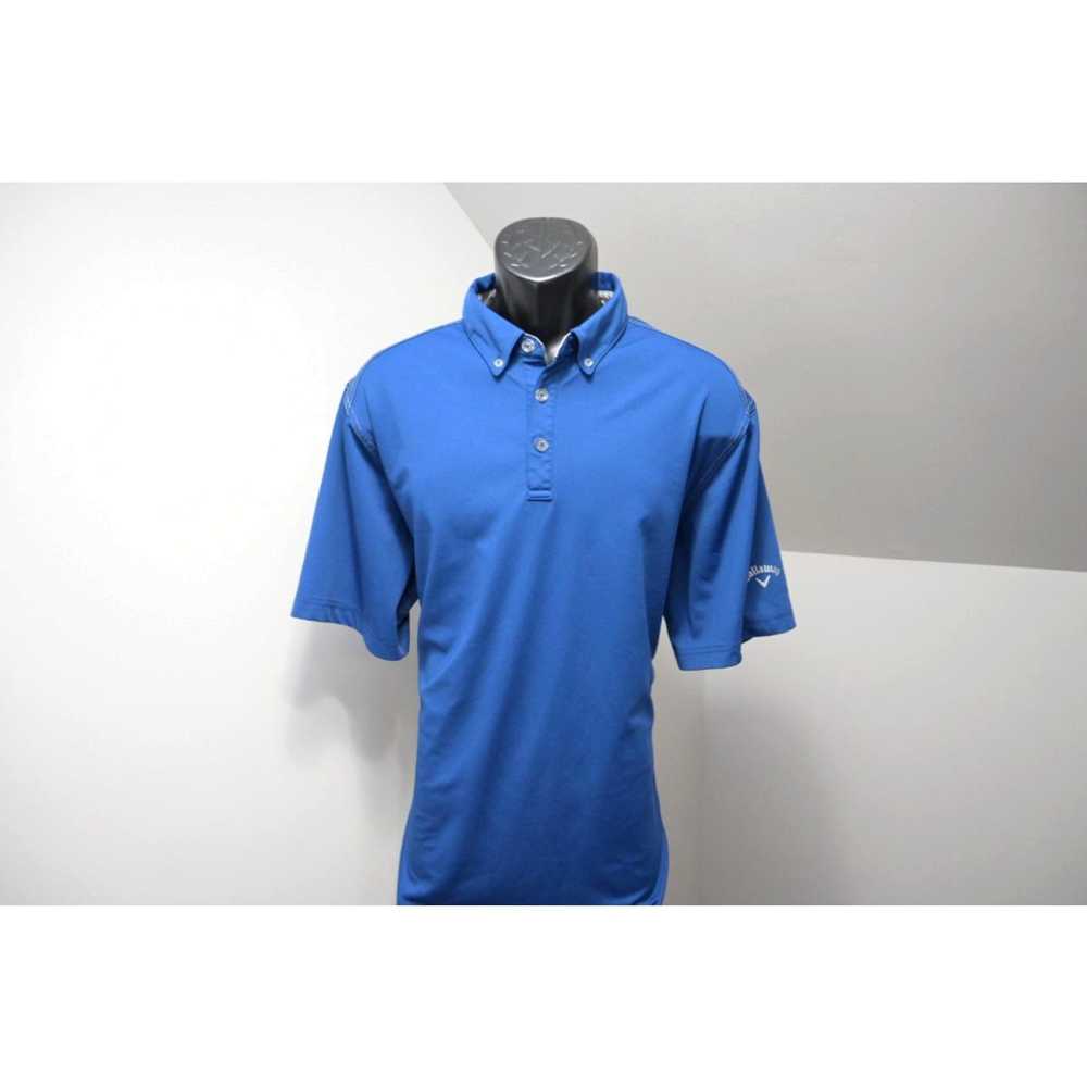 Callaway Callaway Golf Polo Wicking Blue Short Sl… - image 2