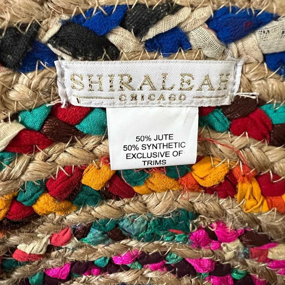Nordstrom Shiraleah Jute Circular Colorful Croche… - image 2
