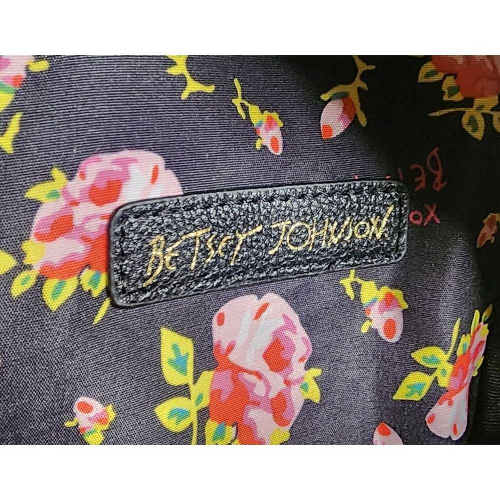 Rare BETSEY JOHNSON Mini Floral Plaid Backpack KI… - image 9