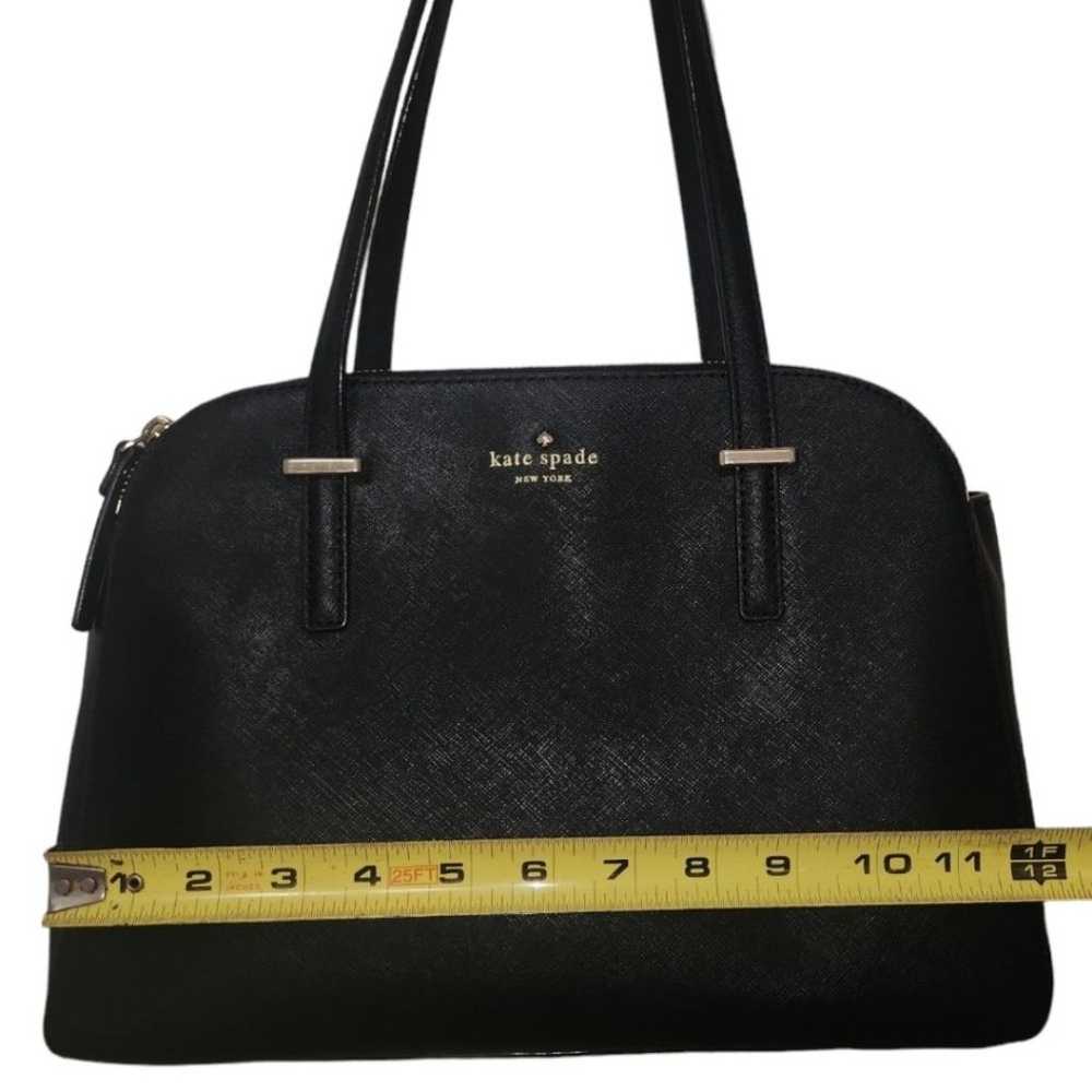 KATE SPADE saffiano leather satchel bag - image 9