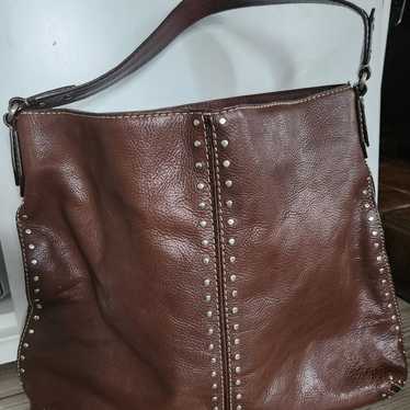 Michael Kors Brown Leather
Astor Hobo Handbag - image 1