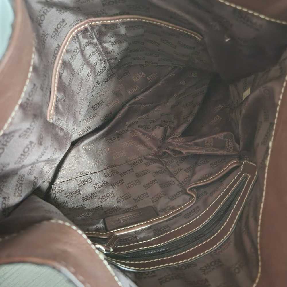 Michael Kors Brown Leather
Astor Hobo Handbag - image 2