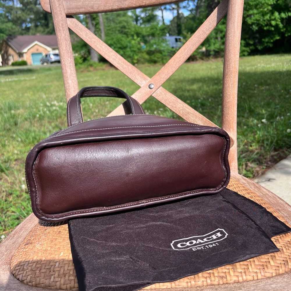 Vintage Coach Bleecker Satchel Bag 9303 Chocolate… - image 6