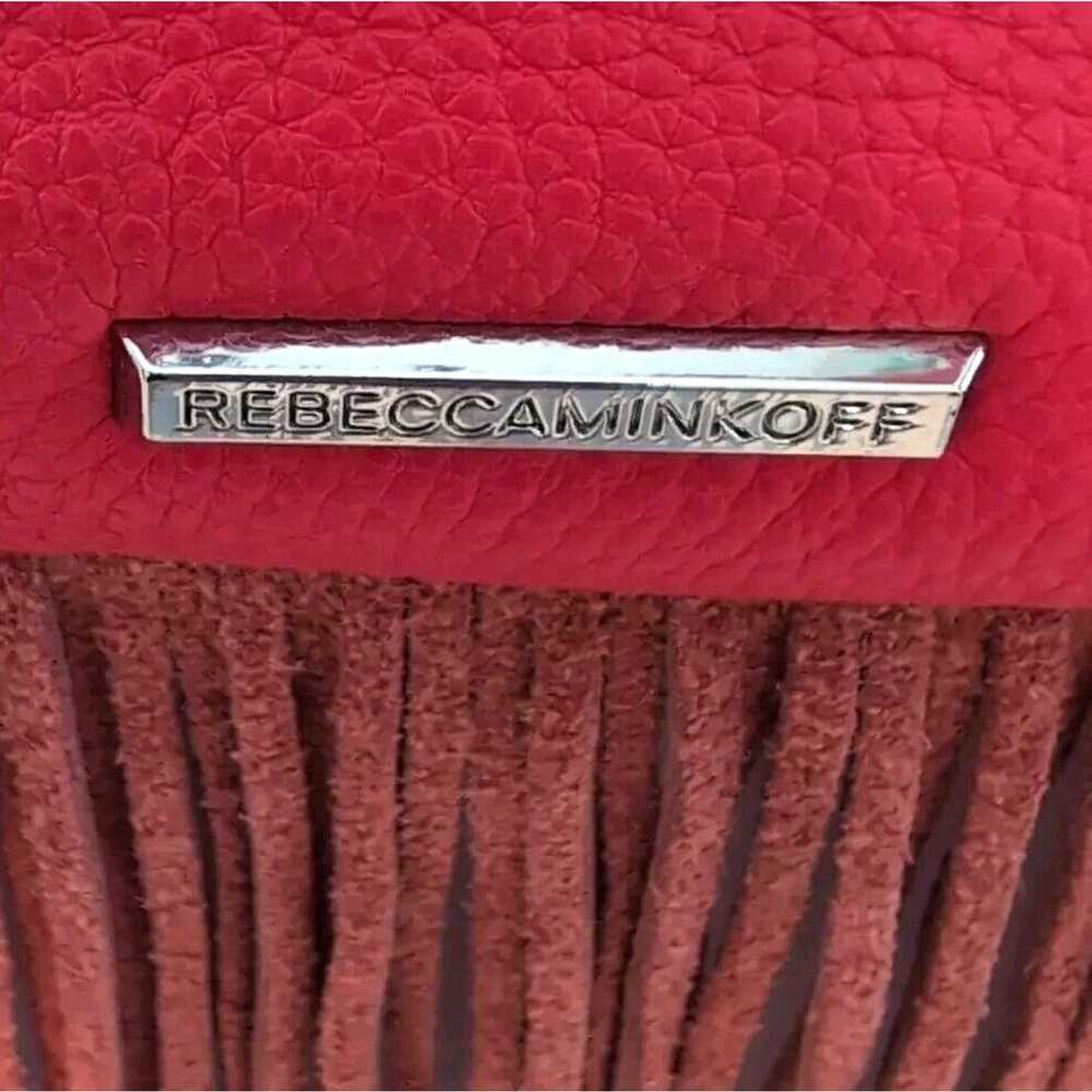 Rebecca Minkoff Pebbled Leather Fringe Crossbody … - image 3