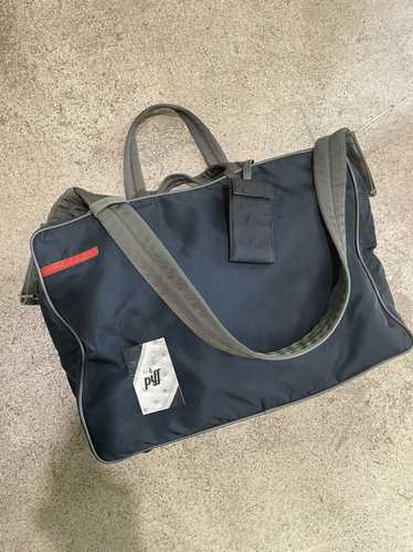 Prada Prada Sport 2 Way Boston Bag Navy