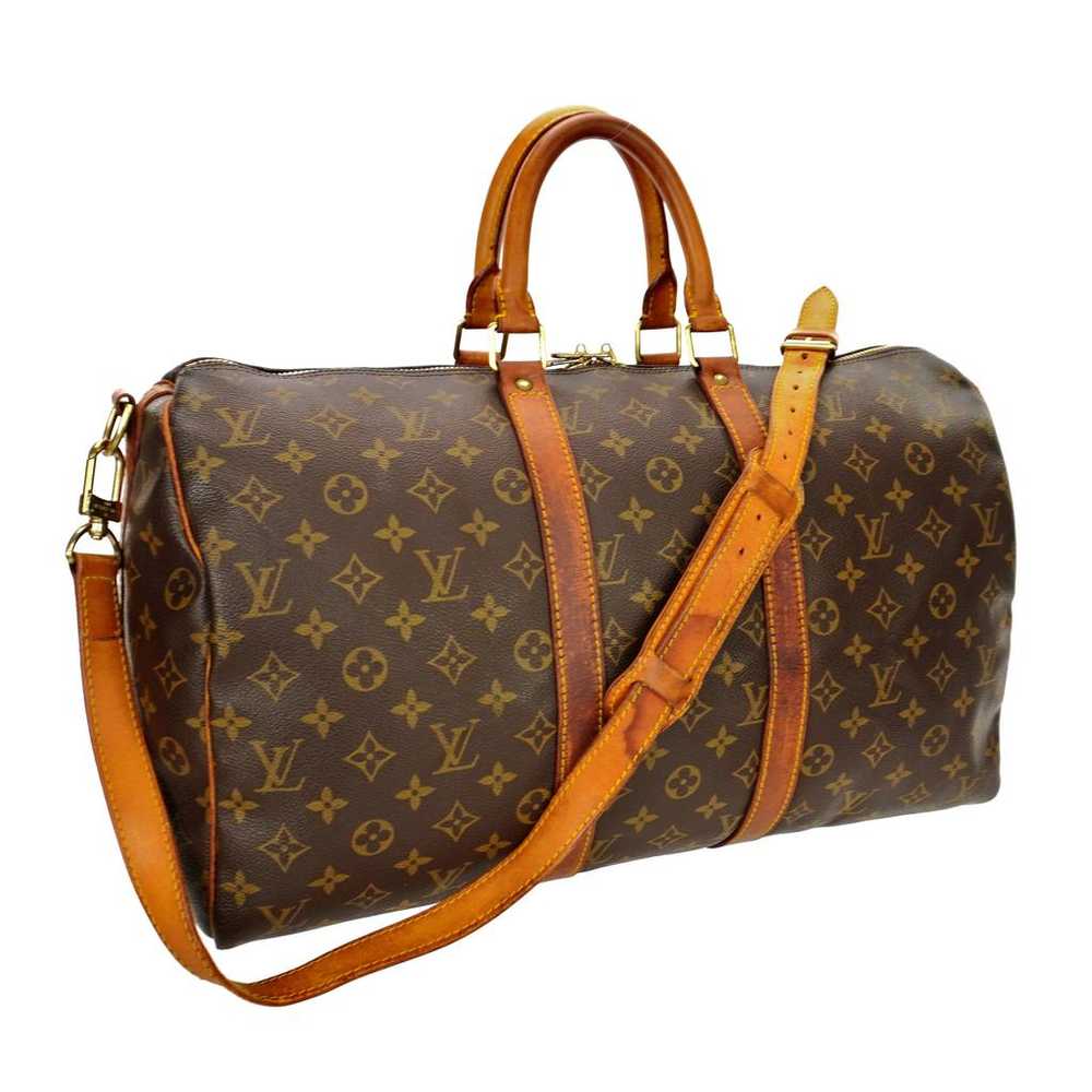 Louis Vuitton Keepall leather 48h bag - image 10