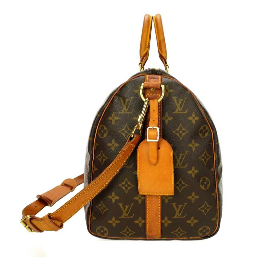 Louis Vuitton Keepall leather 48h bag - image 4
