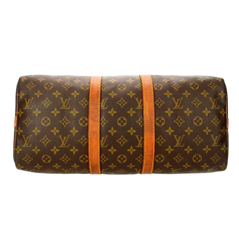 Louis Vuitton Keepall leather 48h bag - image 5