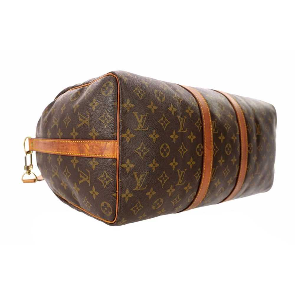 Louis Vuitton Keepall leather 48h bag - image 6