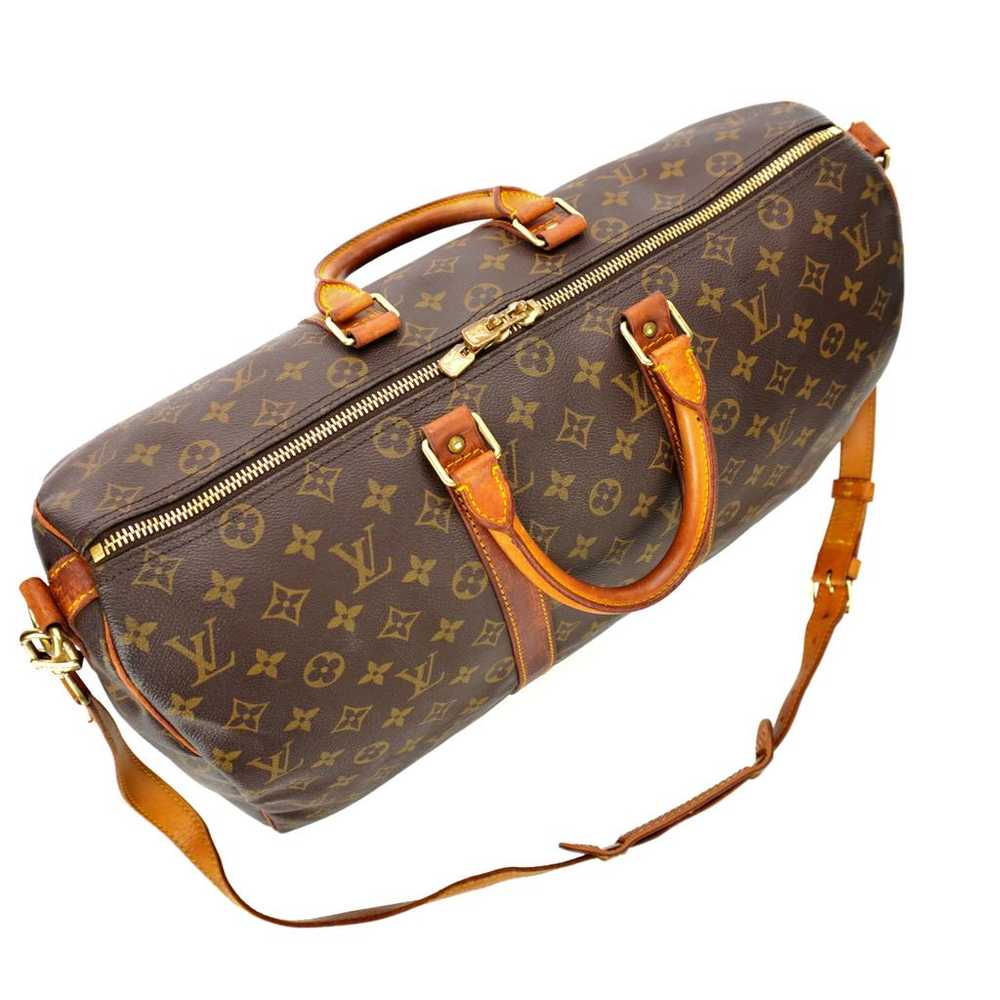Louis Vuitton Keepall leather 48h bag - image 7