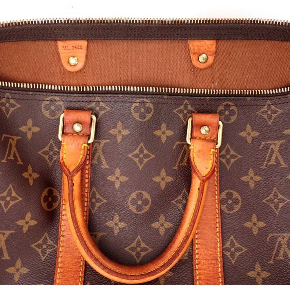 Louis Vuitton Keepall leather 48h bag - image 9